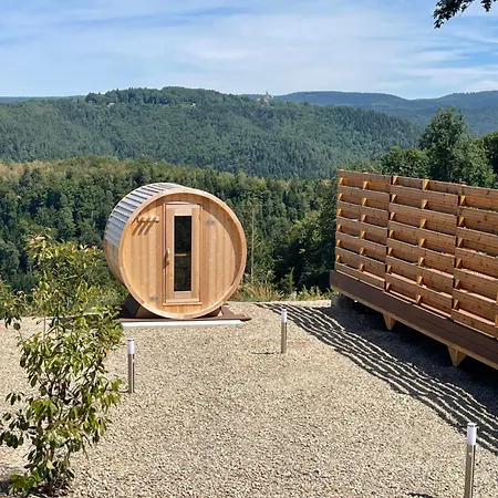 Dome Orbe-insolite-sauna-bain-nordique-climatise Orman Evi Hommert